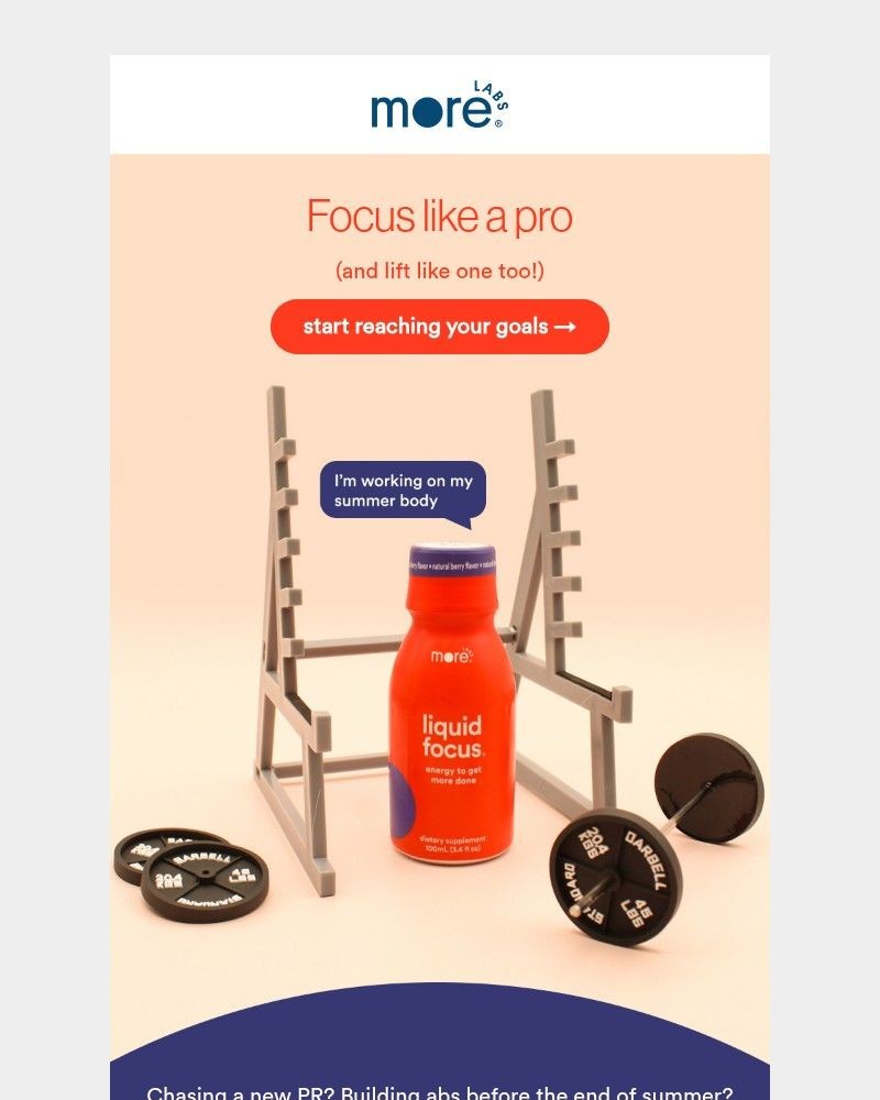 Screenshot of email sent to a Morning Recovery Newsletter subscriber