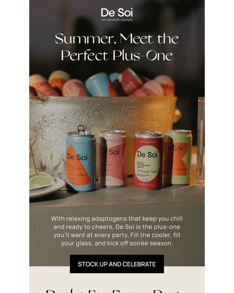Screenshot of email sent to a De Soi Newsletter subscriber