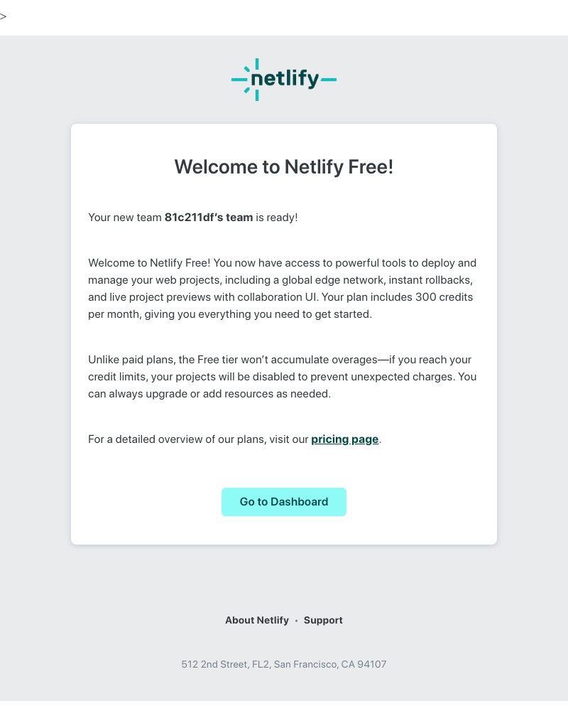 Screenshot of email with subject /media/emails/netlify-your-new-free-team-81c211dfs-team-is-ready-on-netlify-b9c5f2-cropped-d9909996.jpg