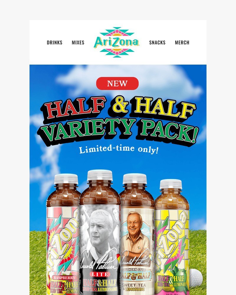 Screenshot of email sent to a AriZona Newsletter subscriber
