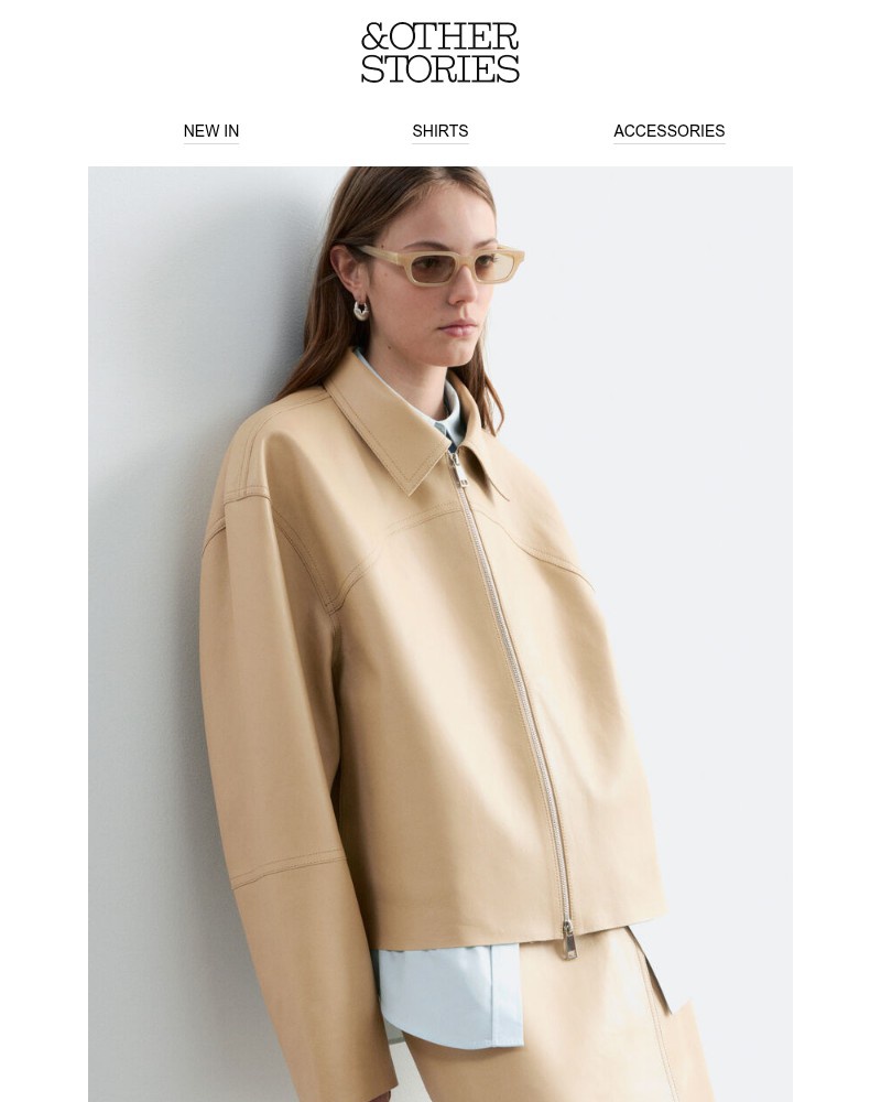 Screenshot of email sent to a & Other Stories Newsletter subscriber