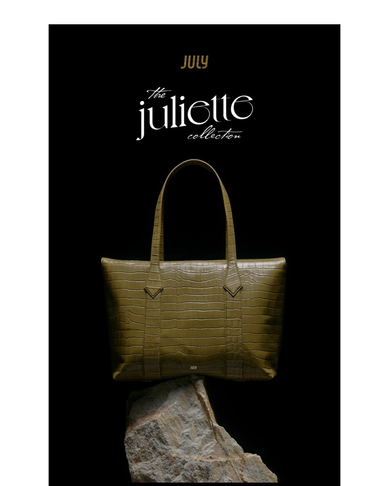 Screenshot of email sent to a July Newsletter subscriber