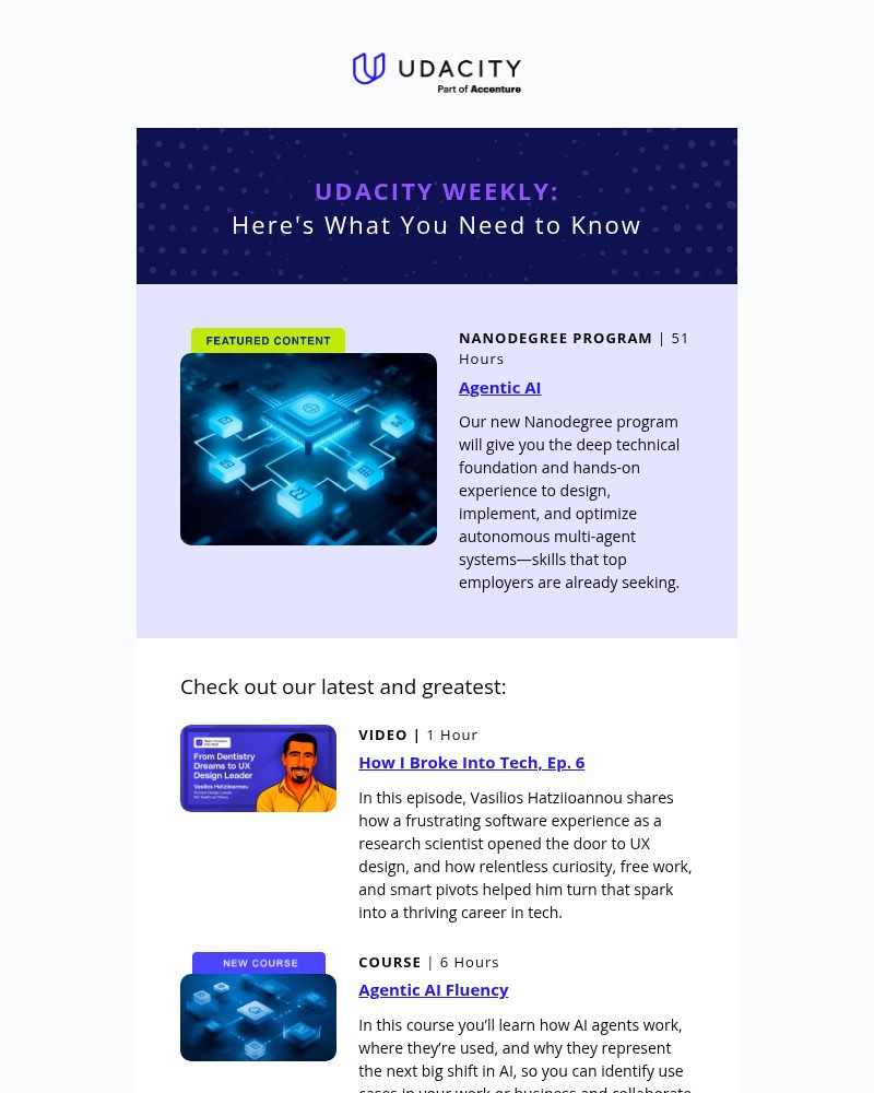 Screenshot of email with subject /media/emails/new-agentic-ai-courses-a-career-change-story-youll-love-dentistry-ux-design-85e73_gEo42G0.jpg