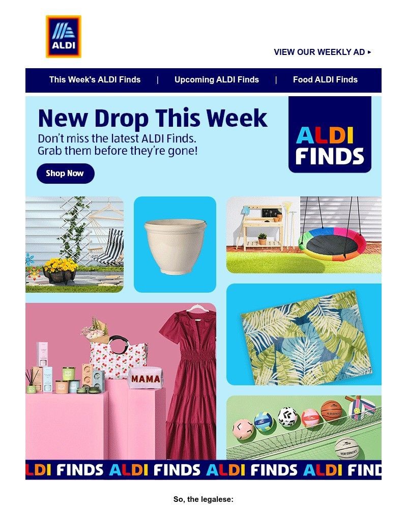 Screenshot of email with subject /media/emails/new-aldifinds-are-here-run-dont-walk-af32a4-cropped-3e0b9257.jpg