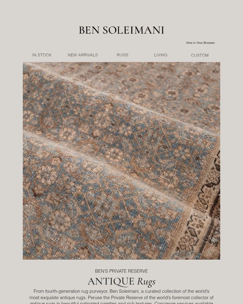 Screenshot of email with subject /media/emails/new-antique-rug-acquisitions-8707ae-cropped-cb3d3c66.jpg