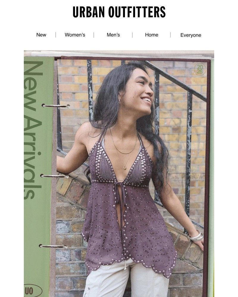 Screenshot of email sent to a Urban Outfitters Newsletter subscriber