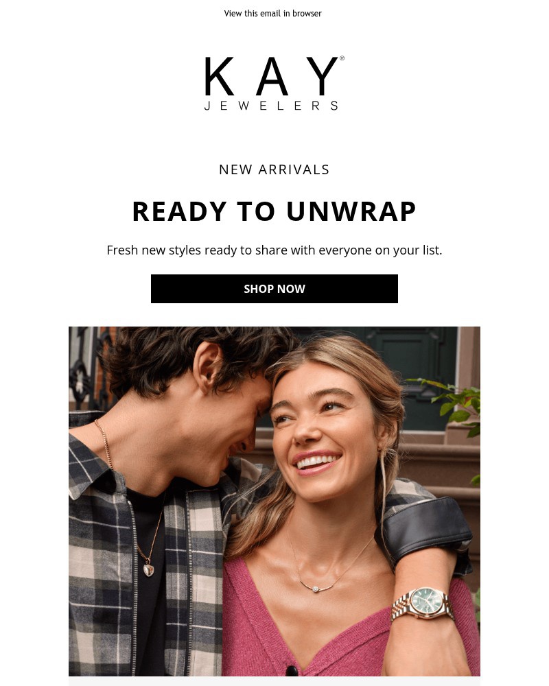 Screenshot of email sent to a Kay Newsletter subscriber