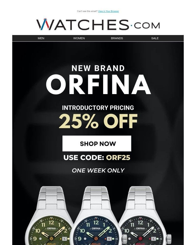 Screenshot of email with subject /media/emails/new-brand-alert-orfina-71c4df-cropped-60130e0a.jpg