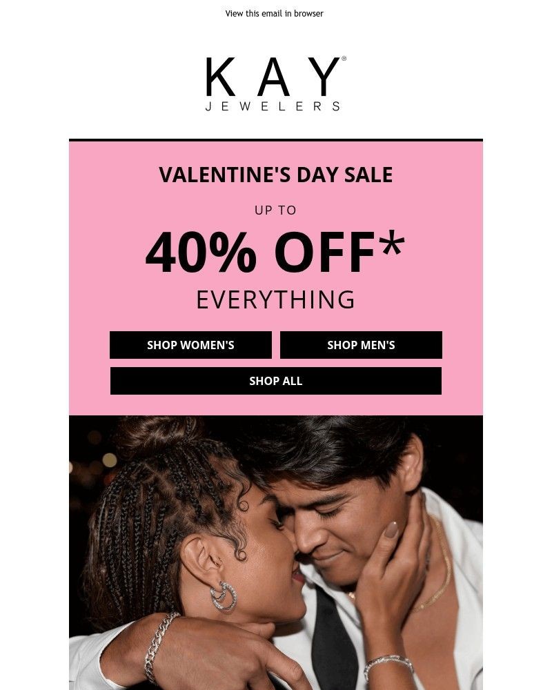 Screenshot of email sent to a Kay Newsletter subscriber