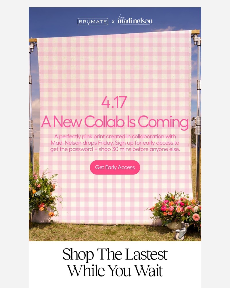 Screenshot of email sent to a BruMate Newsletter subscriber