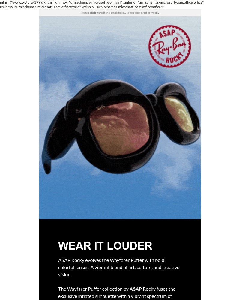 Screenshot of email with subject /media/emails/new-color-drop-aap-rockys-wayfarer-puffer-63486d-cropped-72ee986a.jpg