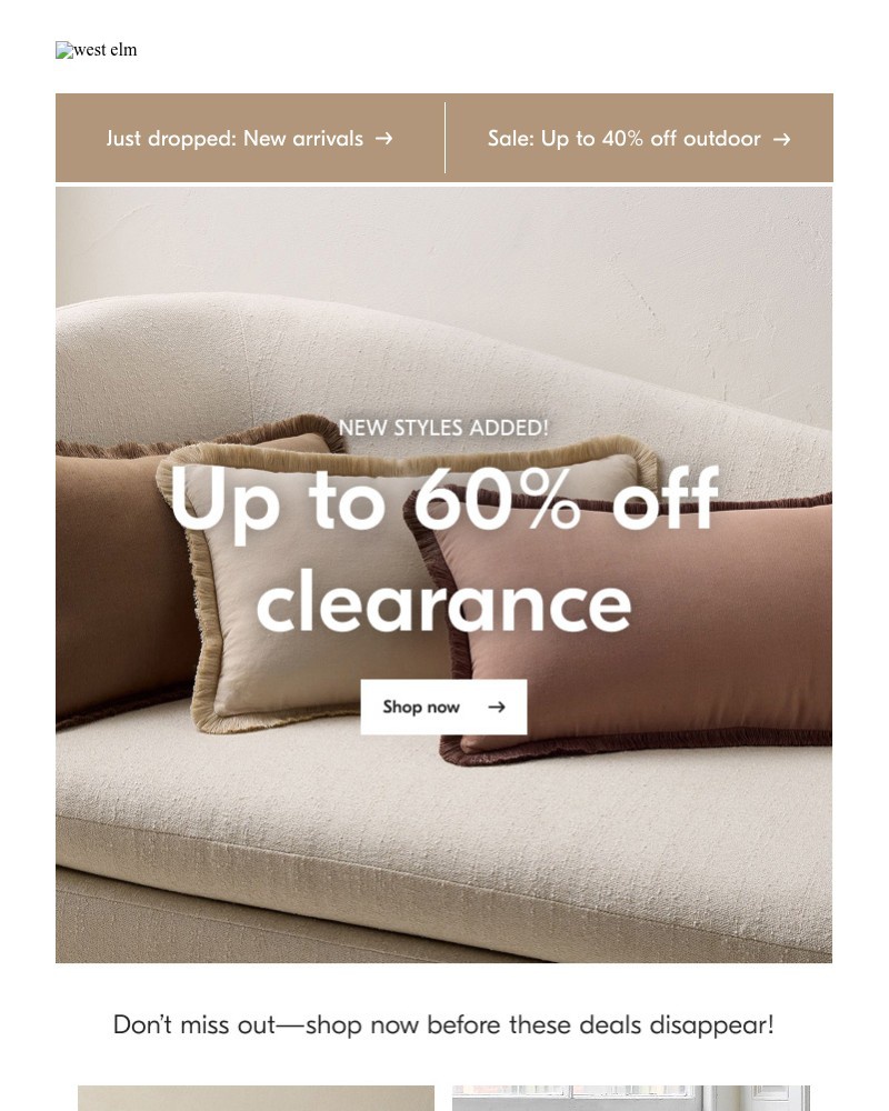 Screenshot of email with subject /media/emails/new-deals-up-to-60-off-clearance-d8edde-cropped-edca6de1.jpg