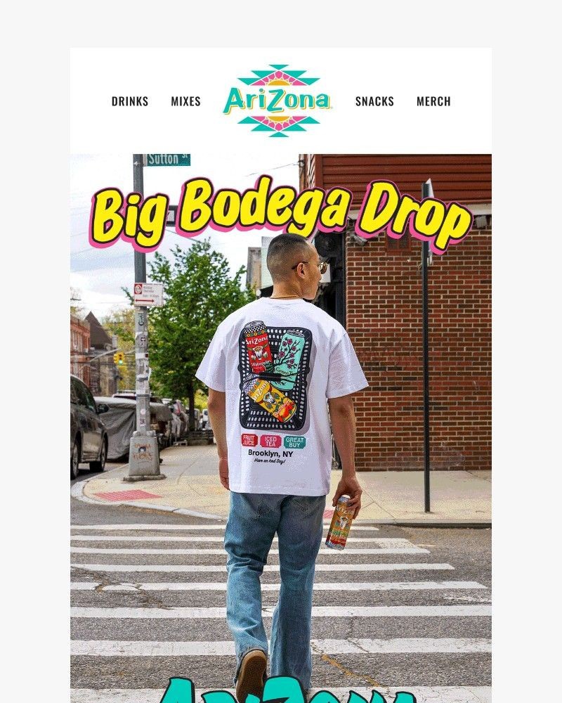 Screenshot of email sent to a AriZona Newsletter subscriber