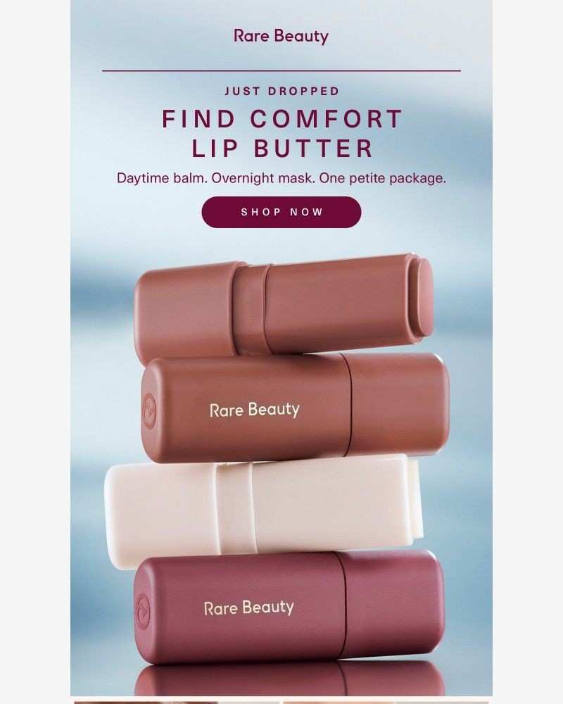 Screenshot of email with subject /media/emails/new-drop-find-comfort-lip-butter-e83a64-cropped-f8799f66.jpg
