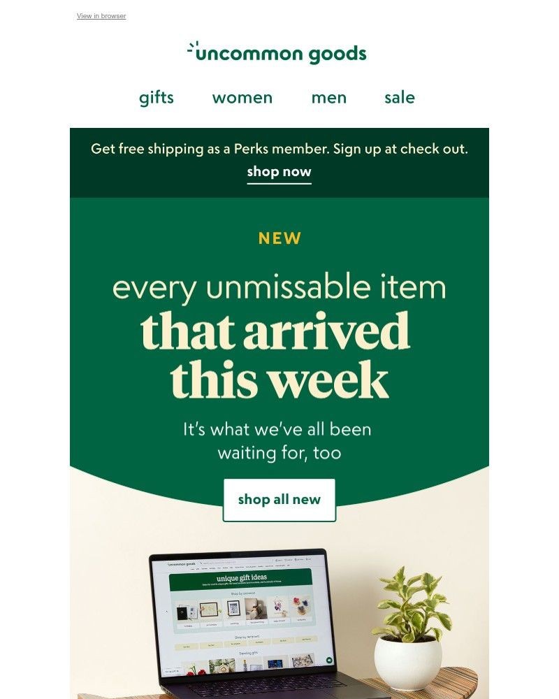 Screenshot of email with subject /media/emails/new-every-unmissable-item-that-arrived-this-week-0578a4-cropped-ef996806.jpg