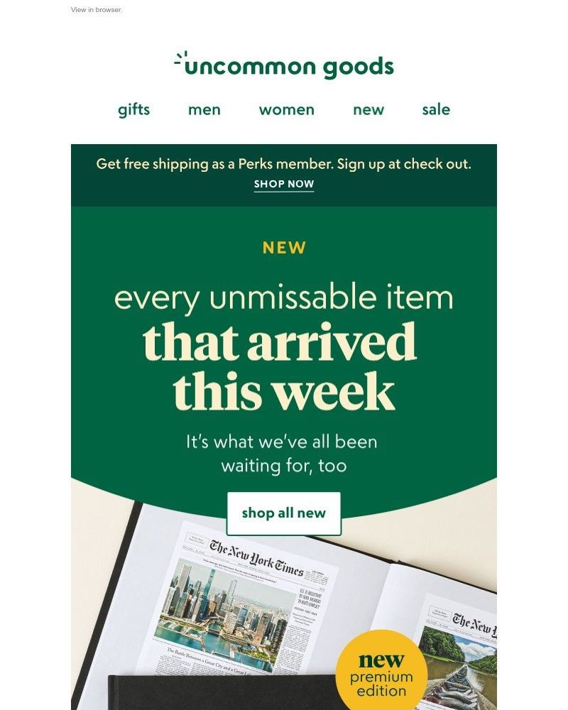 Screenshot of email with subject /media/emails/new-every-unmissable-item-that-arrived-this-week-ccd275-cropped-a95529da.jpg