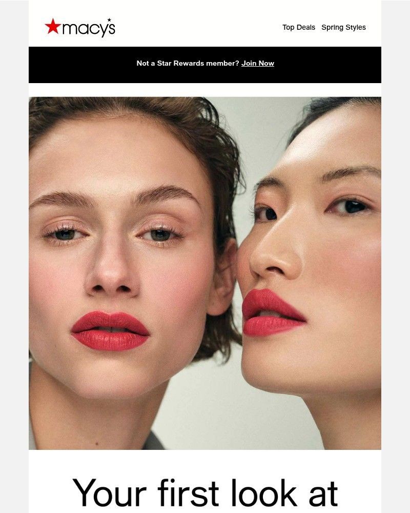 Screenshot of email sent to a Macy's Cart abandoner