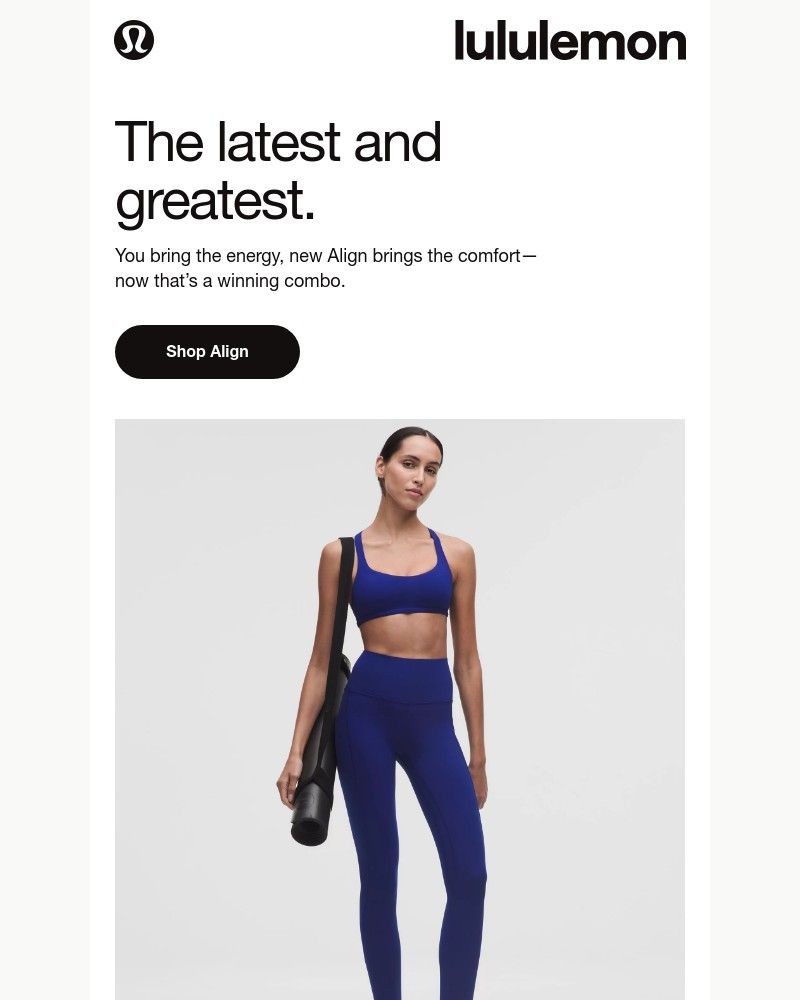 Screenshot of email with subject /media/emails/new-for-you-align-gear-coming-in-hot-3cc685-cropped-75e5497d.jpg