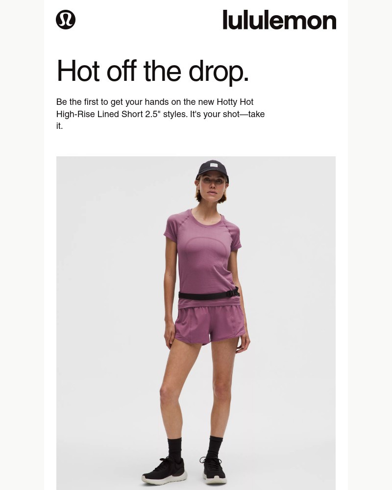 Screenshot of email with subject /media/emails/new-for-you-hotty-hot-high-rise-lined-short-25-styles-d8260a-cropped-e83e9161.jpg