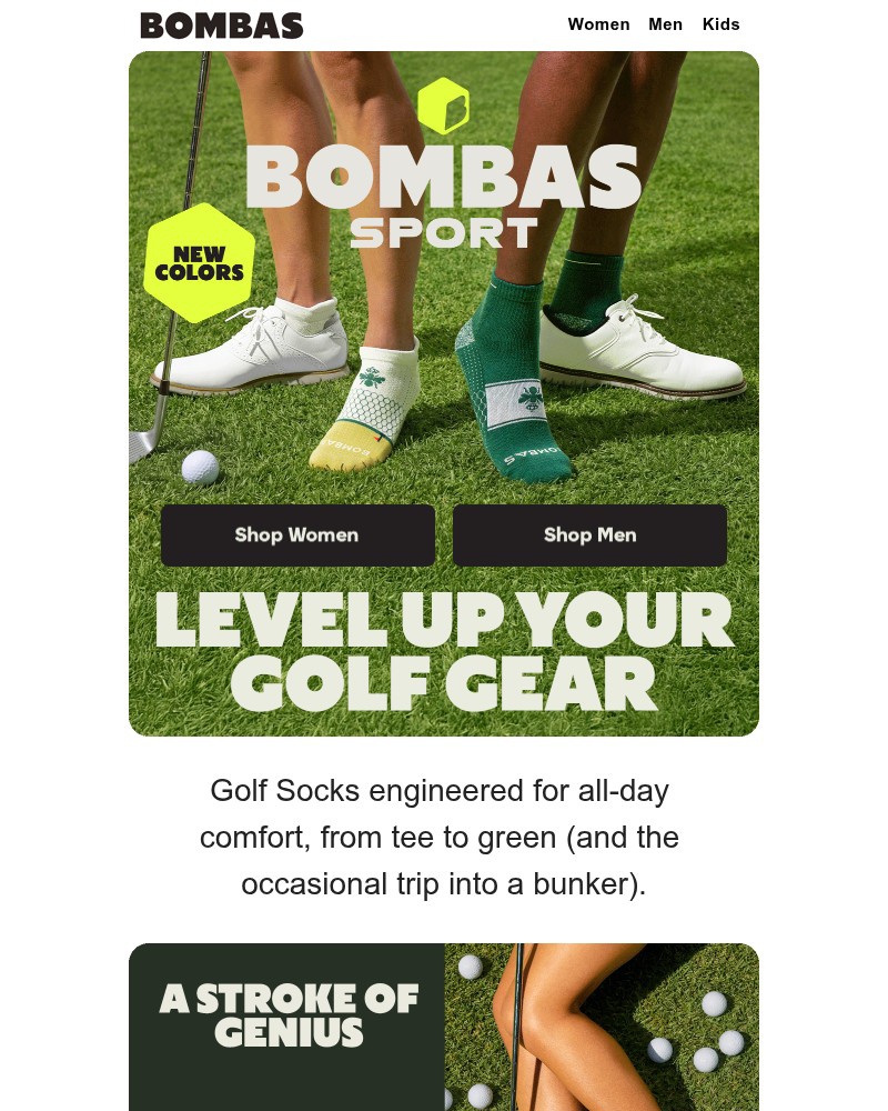 Screenshot of email with subject /media/emails/new-golf-socks-are-teeing-off-572861-cropped-39f0261d.jpg