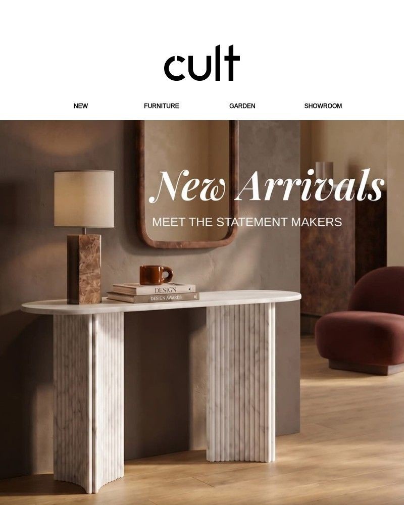 Screenshot of email sent to a Cult Furniture Cart abandoner