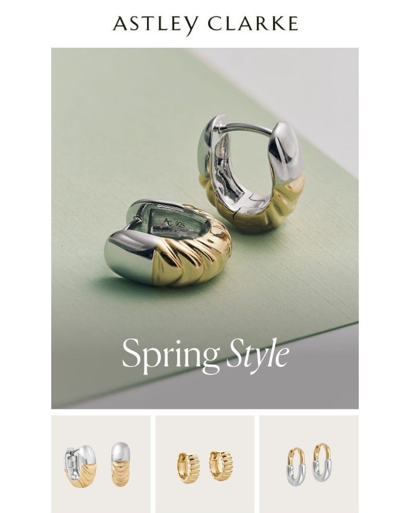 Screenshot of email sent to a Astley Clarke Newsletter subscriber