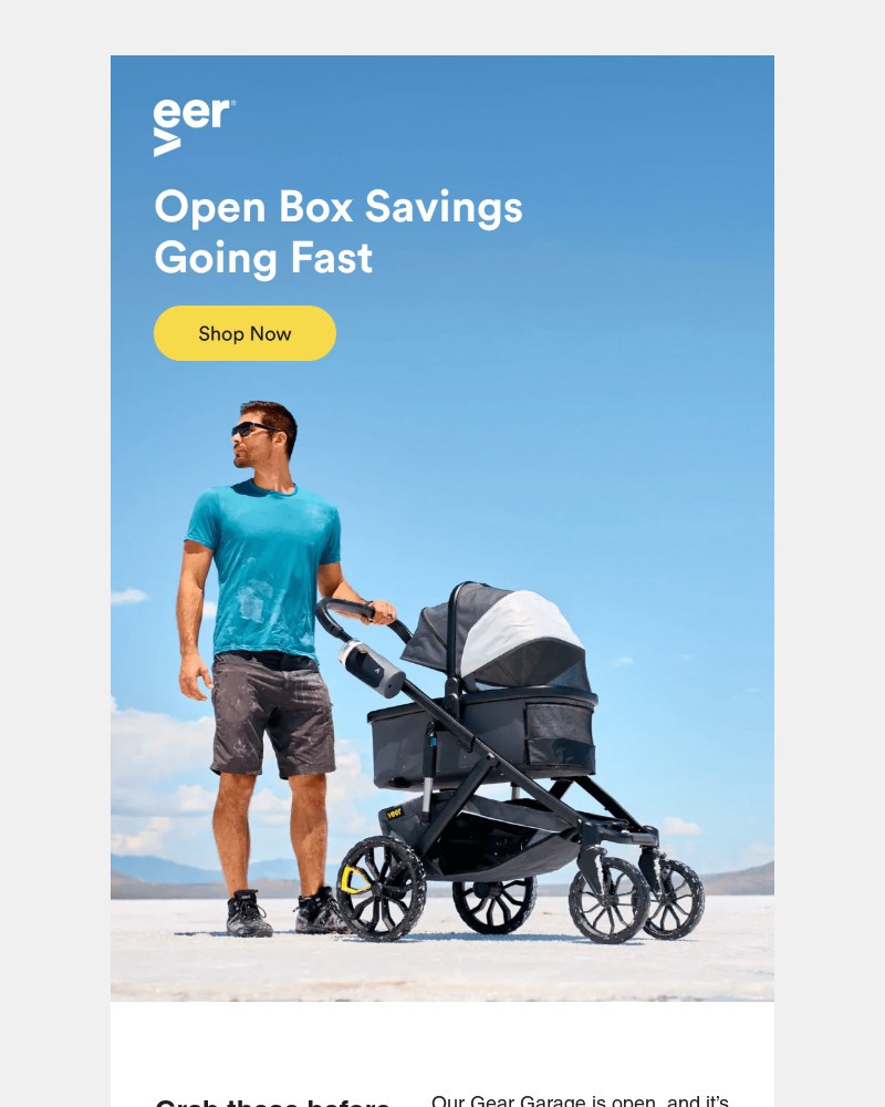 Screenshot of email sent to a Veer Newsletter subscriber