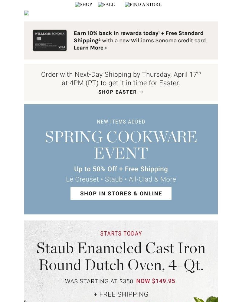 Screenshot of email with subject /media/emails/new-items-added-save-up-to-50-during-the-spring-cookware-event-580d00-cropped-400c2c64.jpg