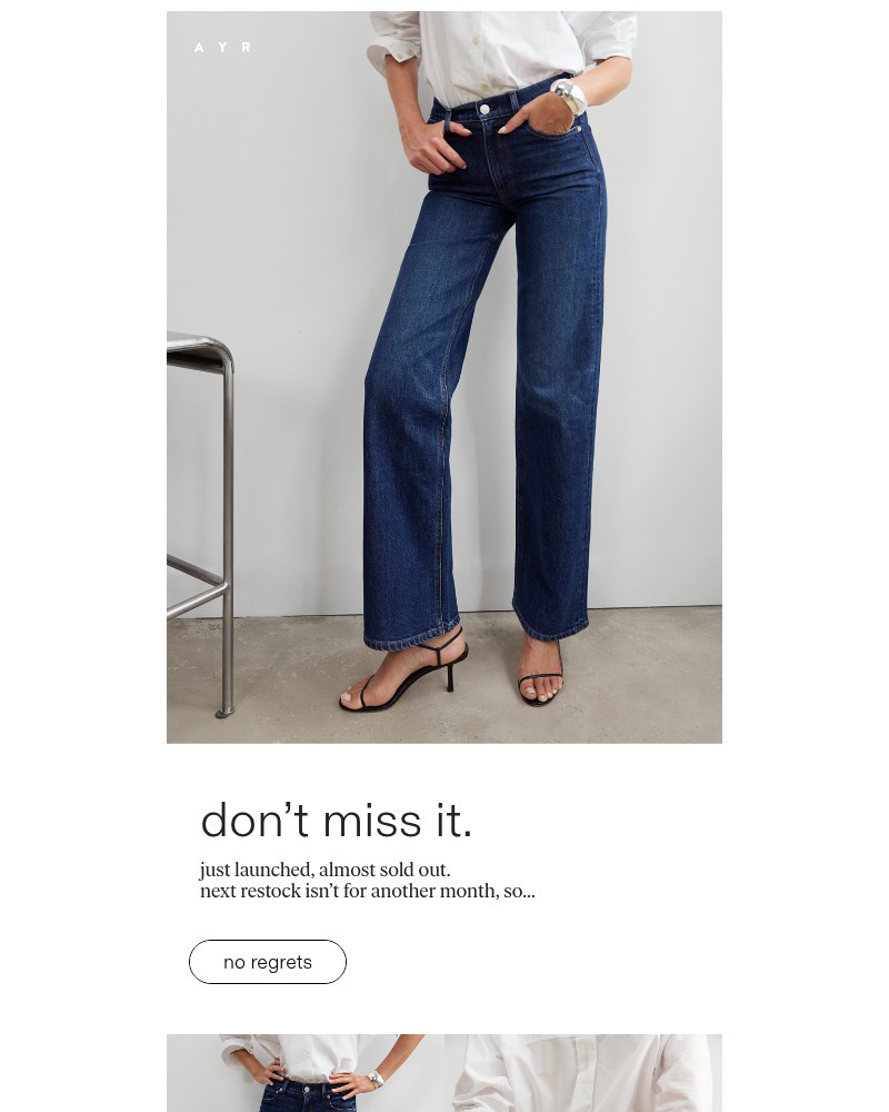 Screenshot of email with subject /media/emails/new-jean-about-to-sell-out-0a3ed5-cropped-d8021b02.jpg