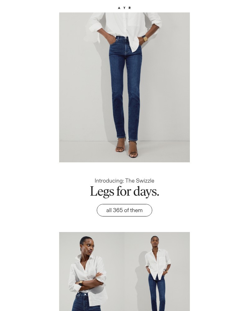 Screenshot of email sent to a AYR Newsletter subscriber