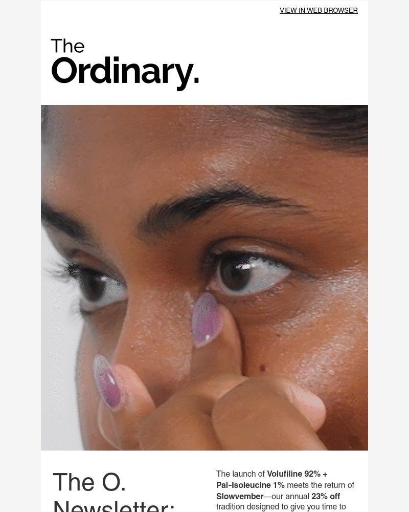 Screenshot of email sent to a The Ordinary Seller