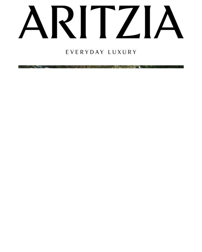 Screenshot of email sent to a Aritzia Newsletter subscriber