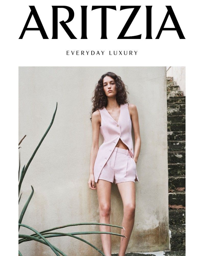 Screenshot of email sent to a Aritzia Newsletter subscriber