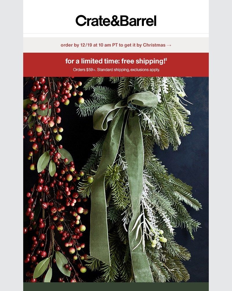 Screenshot of email with subject /media/emails/new-markdowns-added-up-to-40-off-the-very-merry-sale-0e60ed-cropped-ebf2e279.jpg