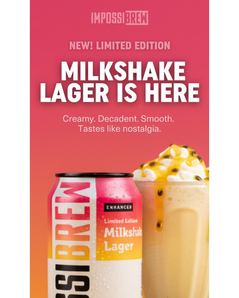 Screenshot of email sent to a Impossibrew Newsletter subscriber