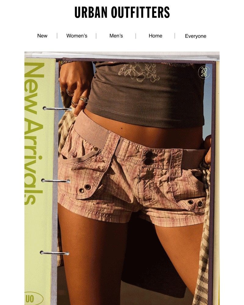Screenshot of email sent to a Urban Outfitters Newsletter subscriber