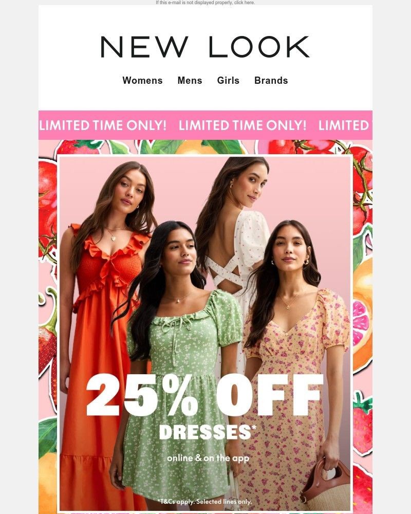 Screenshot of email with subject /media/emails/new-offer-alert-25-off-dresses-56bead-cropped-435f72e7.jpg