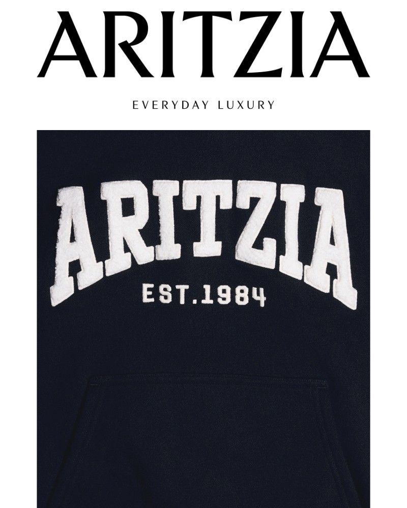 Screenshot of email sent to a Aritzia Newsletter subscriber