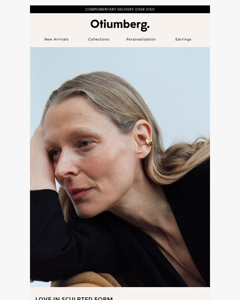 Screenshot of email sent to a Otiumberg Cart abandoner