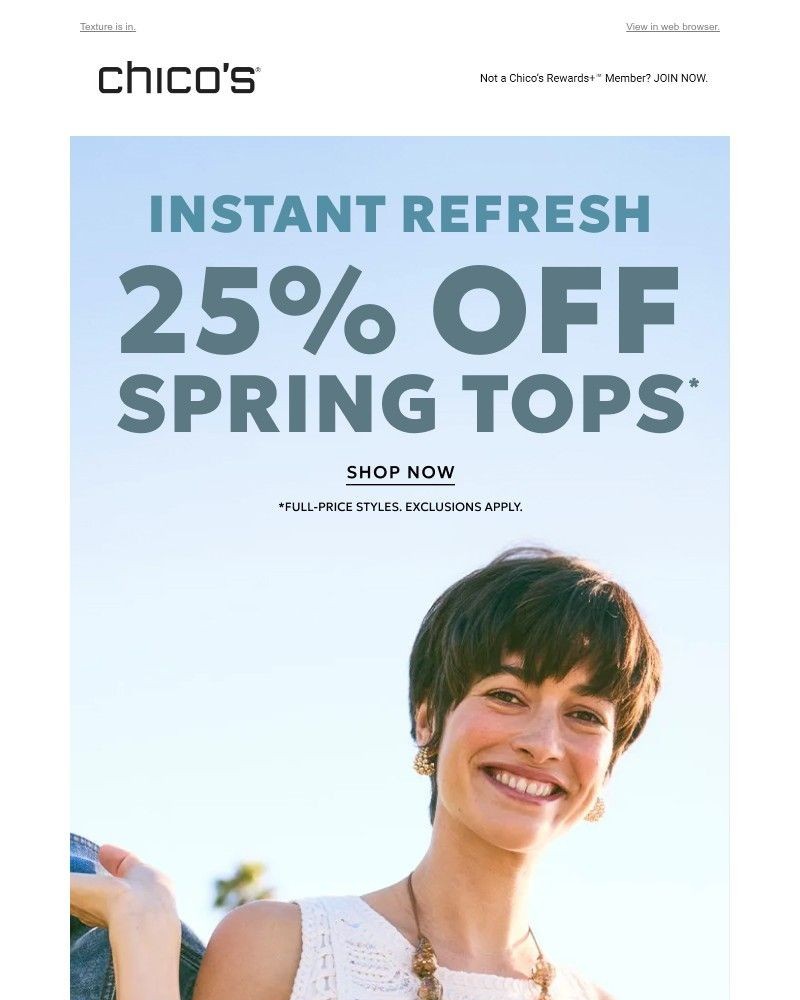 Screenshot of email with subject /media/emails/new-spring-tops-and-theyre-25-off-17c13d-cropped-3be5d543.jpg