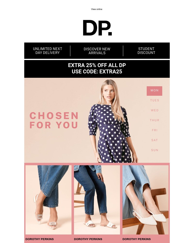 Screenshot of email with subject /media/emails/new-staples-from-dp-chosen-for-you-a3b1ae-cropped-4604b780.jpg