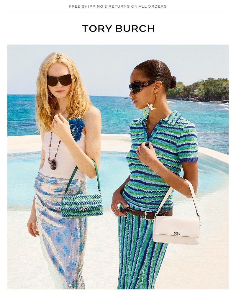 Screenshot of email sent to a Tory Burch Newsletter subscriber