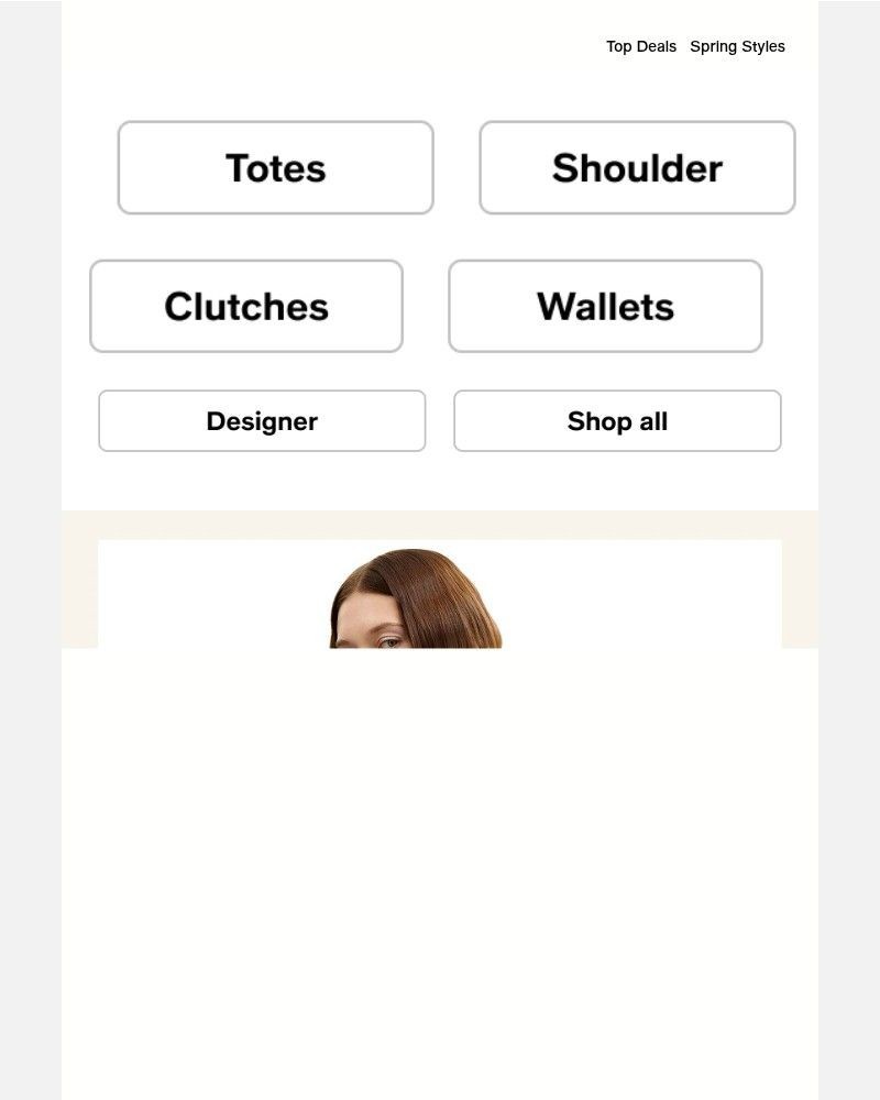 Screenshot of email sent to a Macy's Cart abandoner