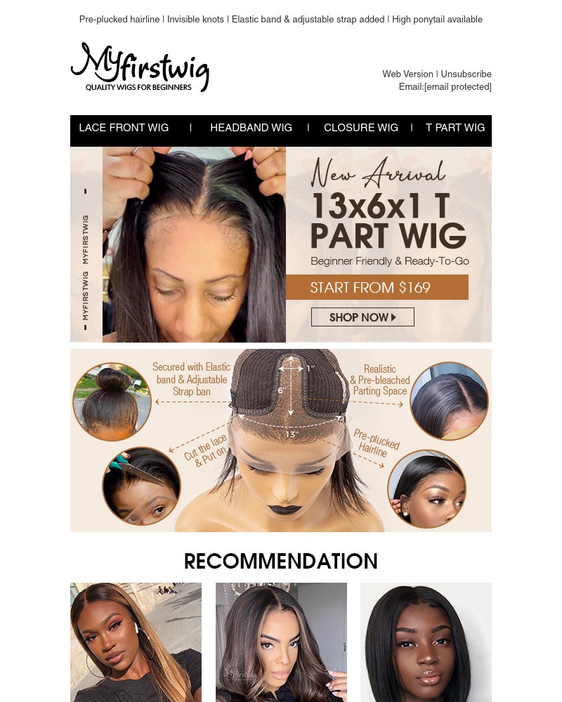 My First Wig Newsletter Subscriber