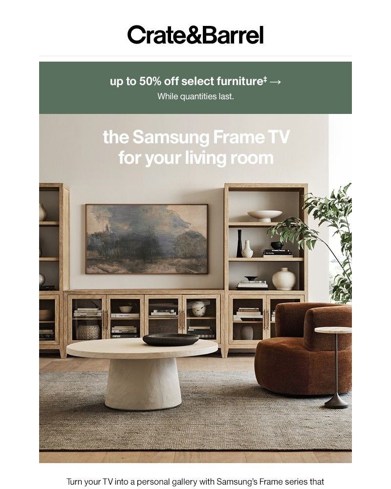 Screenshot of email with subject /media/emails/new-the-samsung-frame-tv-now-at-crate-97ed1e-cropped-9bcb0323.jpg