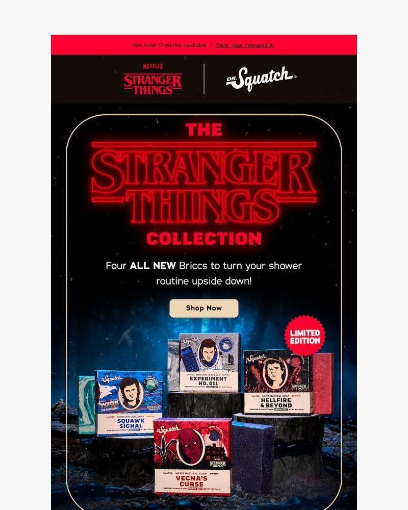 Screenshot of email with subject /media/emails/new-the-stranger-things-collection-is-here-95a021-cropped-784a81c3.jpg