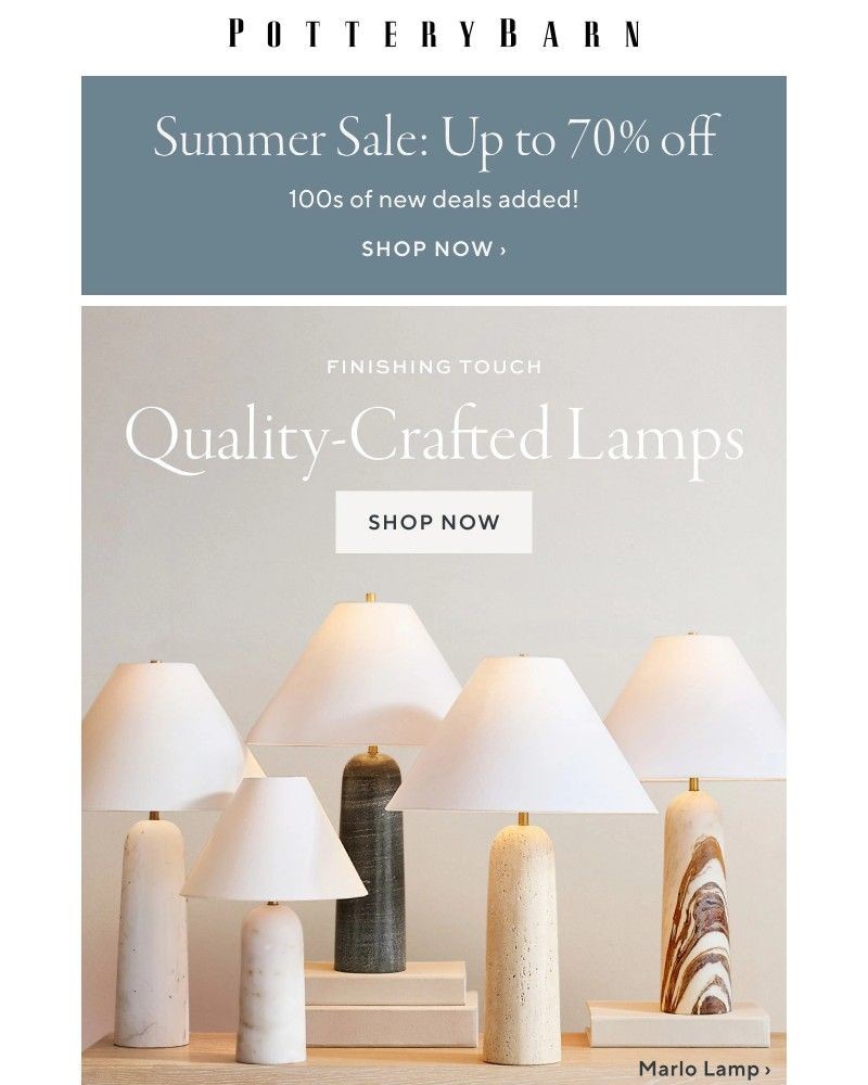 Screenshot of email with subject /media/emails/new-to-sale-up-to-70-off-quality-crafted-table-lamps-in-a-range-of-styles-355bbb-_bzoLSXi.jpg