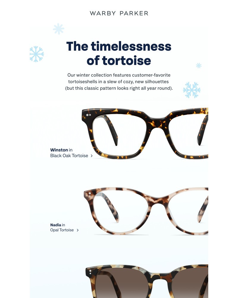 Screenshot of email with subject /media/emails/new-tortoise-frames-are-here-e92200-cropped-810ee870.jpg