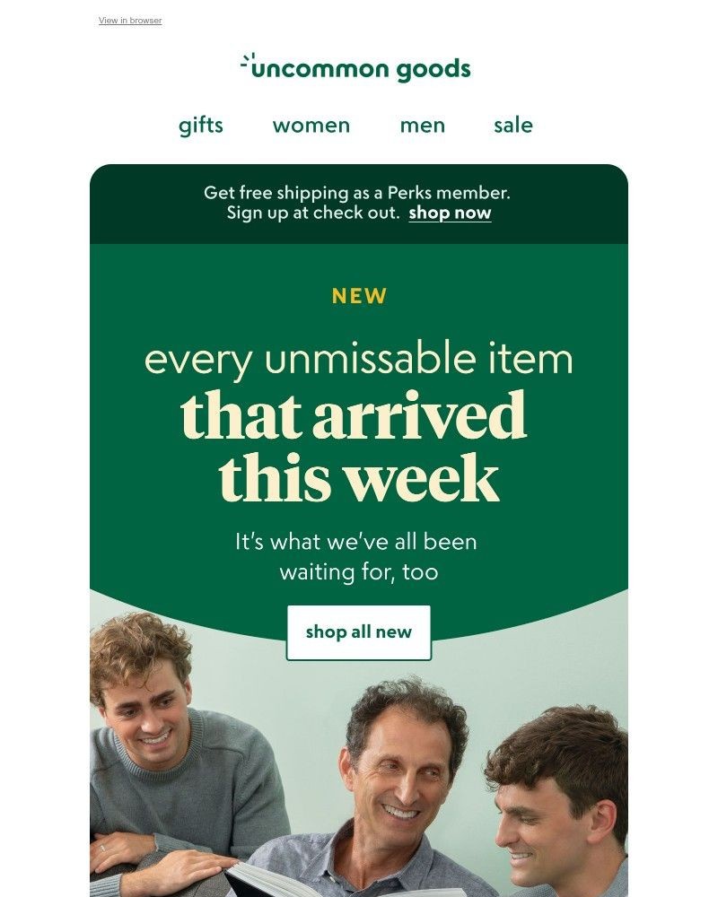 Screenshot of email with subject /media/emails/new-uncommon-gifts-just-landed-cde243-cropped-385fcbca.jpg