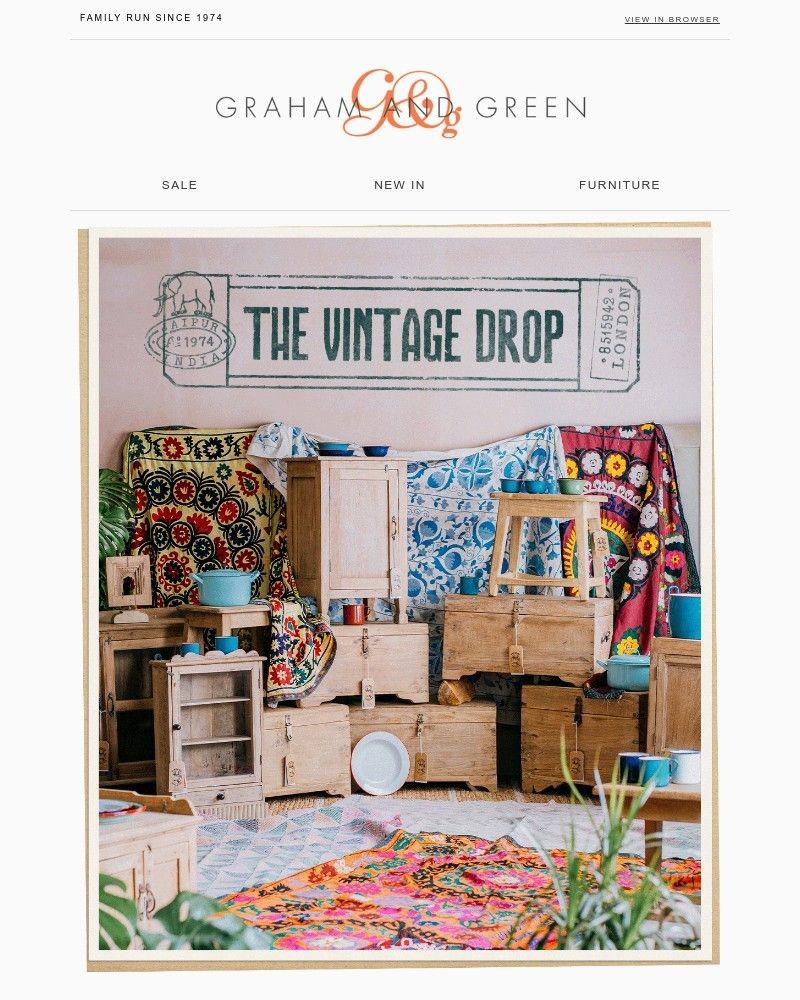 Screenshot of email sent to a Graham and Green Cart abandoner